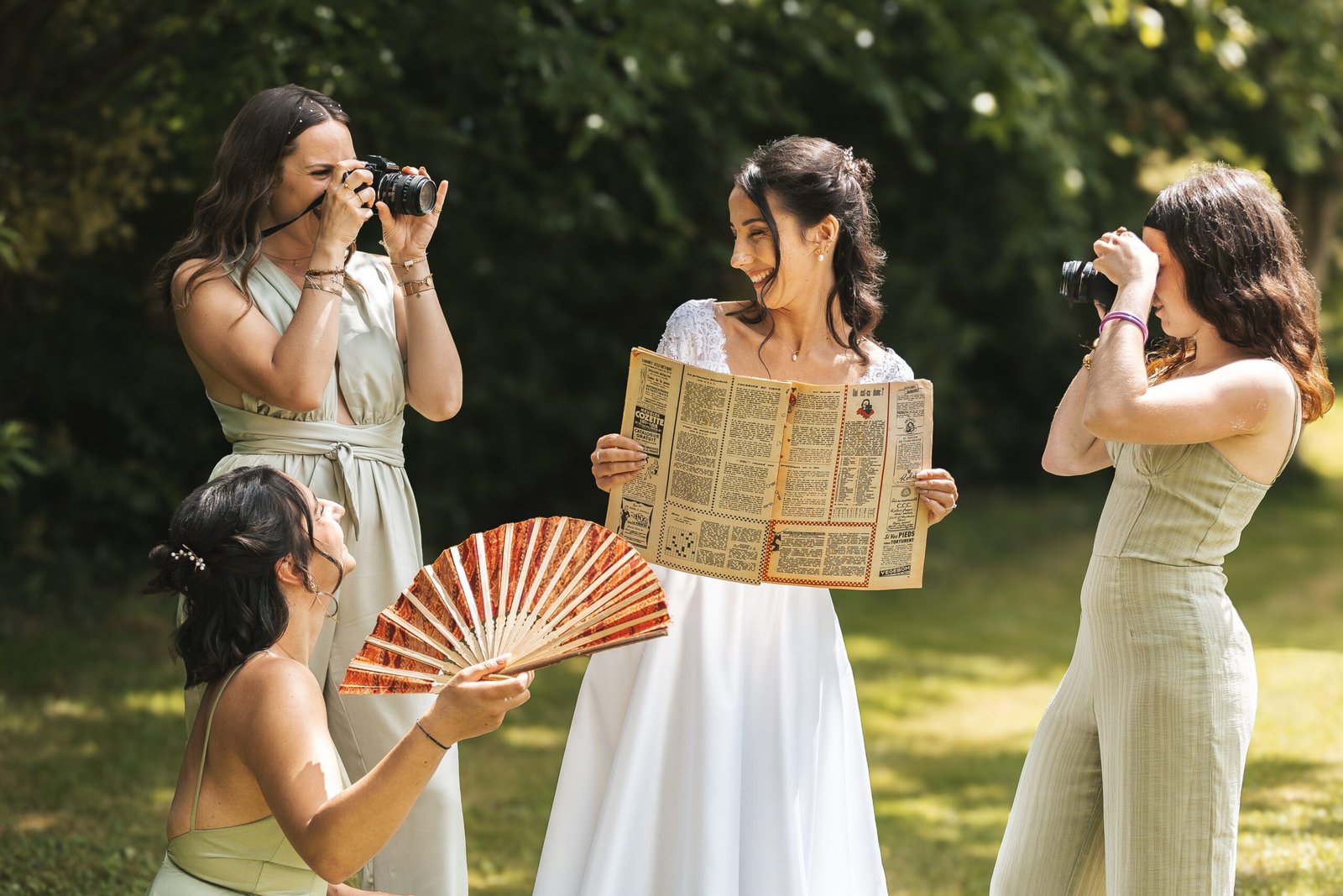 La mariée et ses témoins - Kashaya R Photographe